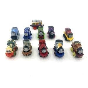 Mattel Thomas The Train & Friends Minis Micro Trains Lot of 12 Engines - EUC